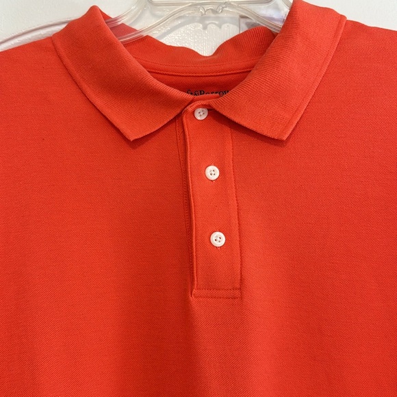 Men’s Croft &Barrow Polo in a watermelon color. XXLTall. 3 button closure. - Picture 4 of 7